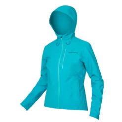 Endura Womens Hummvee Waterproof Hooded Jacket - Pacific Blue