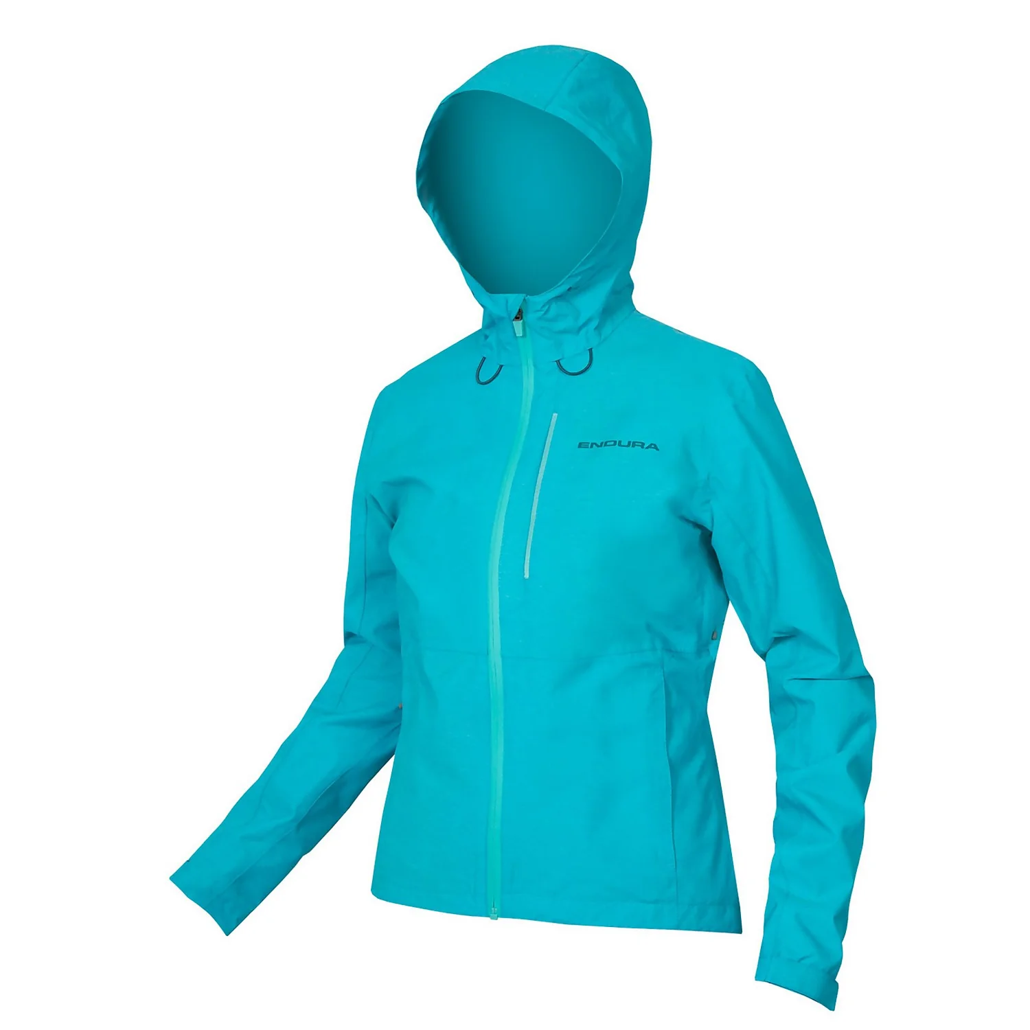 Endura Womens Hummvee Waterproof Hooded Jacket - Pacific Blue 3 Endura Womens Hummvee Waterproof Hooded Jacket - Pacific Blue