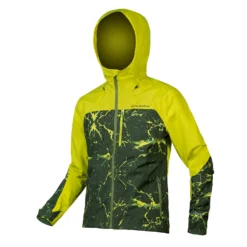 Endura SingleTrack Jacket - Lime Green