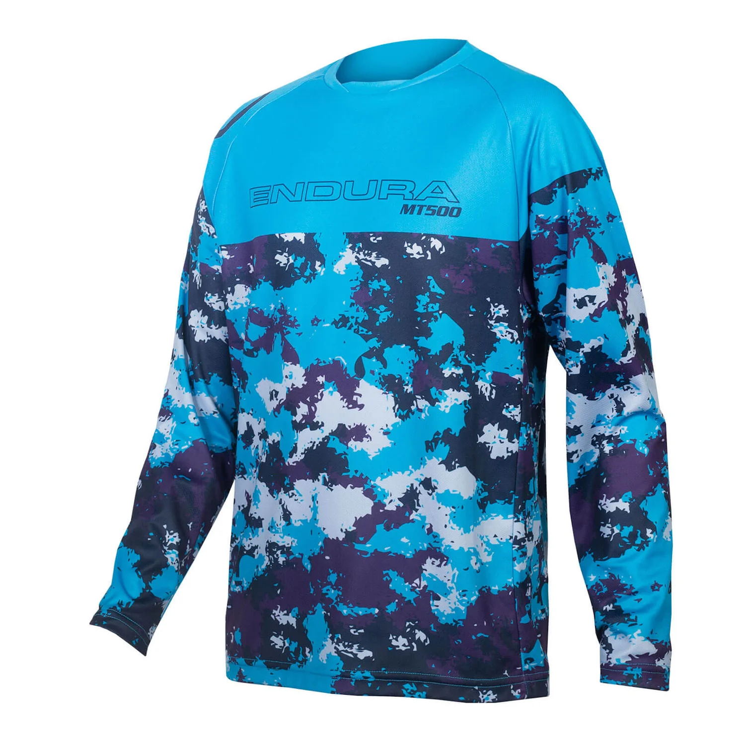 Endura Kids MT500JR L/S Jersey - Electric Blue 2 Endura Kids MT500JR L/S Jersey - Electric Blue