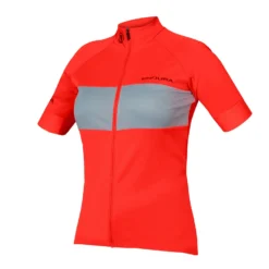 Endura Women's FS260-Pro S/S Jersey - Hi-Viz Coral