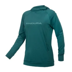 Endura Women's SingleTrack Hoodie - Spruce Green
