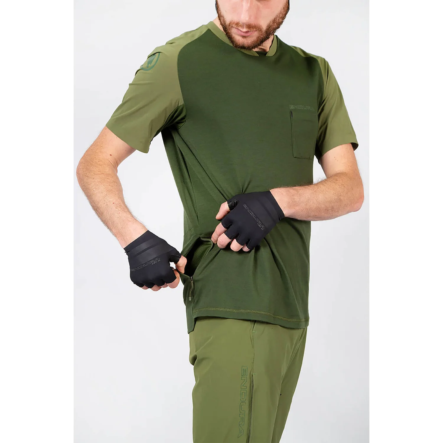 Endura GV500 Foyle T - Olive Green 5 Endura GV500 Foyle T - Olive Green - Image 3