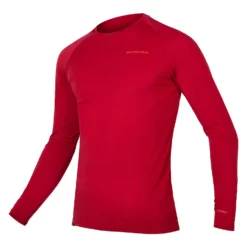 Endura BaaBaa Blend L/S Baselayer - Rust Red