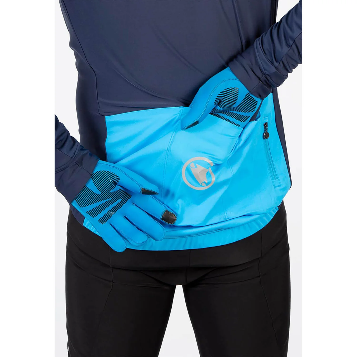 Endura FS260-Pro Jetstream L/S Jersey II - Navy 6 Endura FS260-Pro Jetstream L/S Jersey II - Navy - Image 4