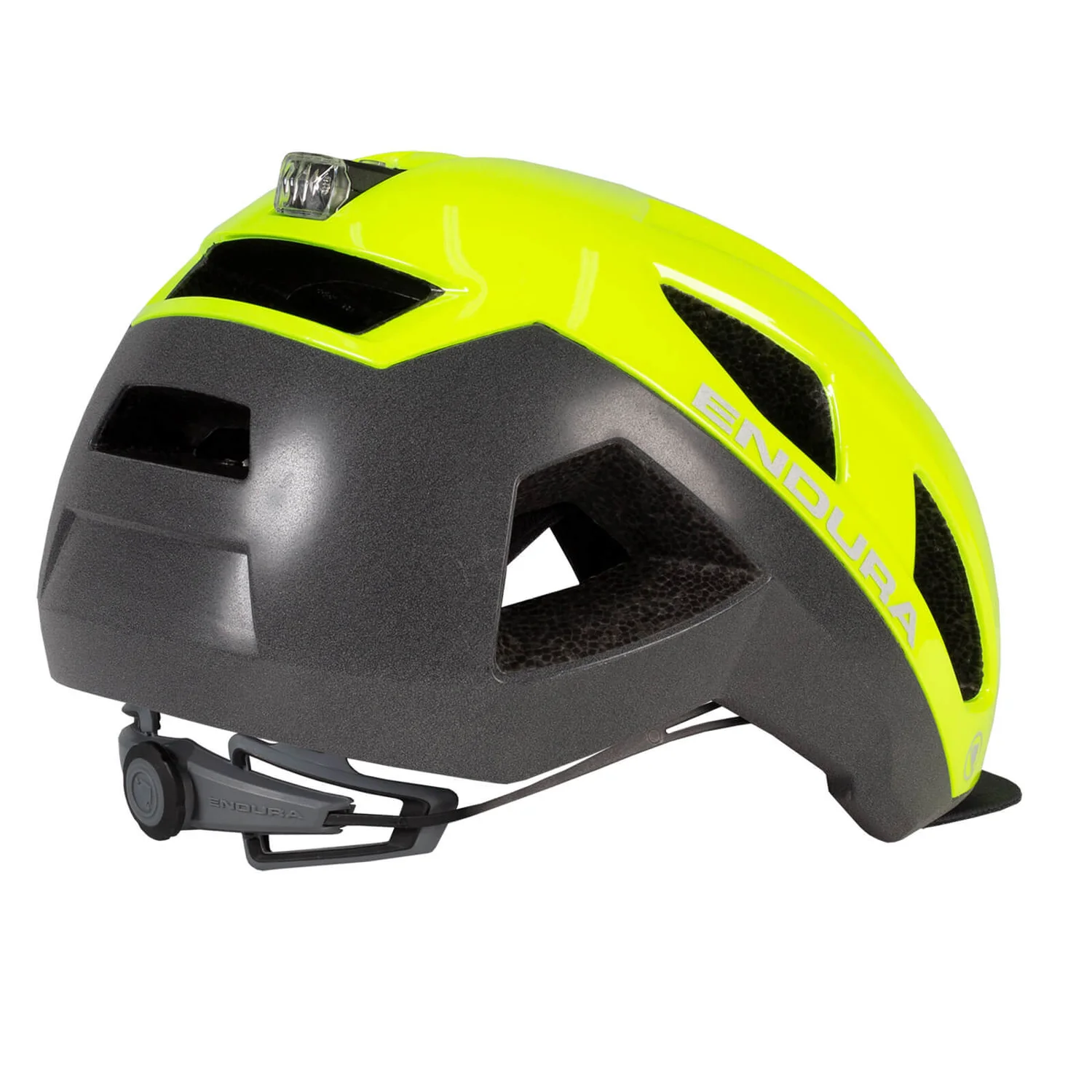 Endura Urban Luminite Helmet - Hi-Viz Yellow 4 Endura Urban Luminite Helmet - Hi-Viz Yellow - Image 2