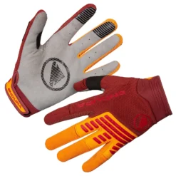 Endura SingleTrack Glove - Tangerine