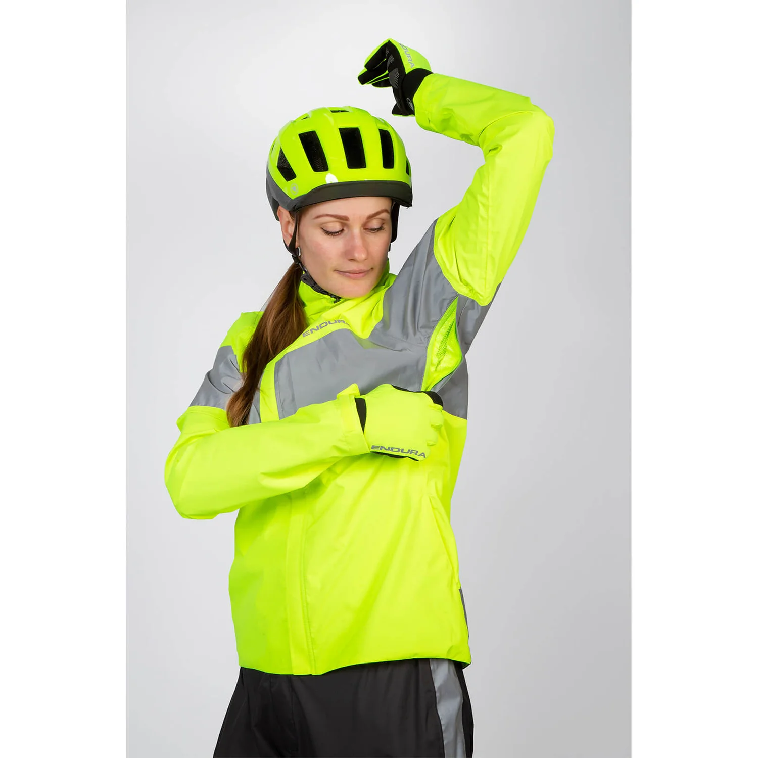 Endura Women's Urban Luminite EN1150 WP - Hi-Viz Yellow 8 Endura Women's Urban Luminite EN1150 WP - Hi-Viz Yellow - Image 6