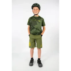 Endura Kid's MT500JR S/S Jersey LTD - Olive Green -Endura 13648068 1124938166294644