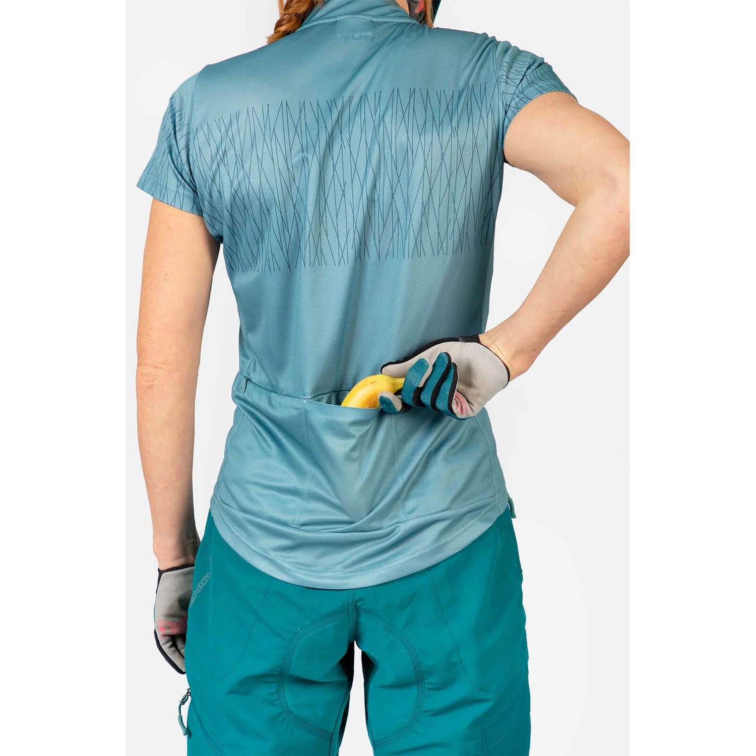 Endura Women's Hummvee Ray S/S Jersey - Moss 6 Endura Women's Hummvee Ray S/S Jersey - Moss - Image 4