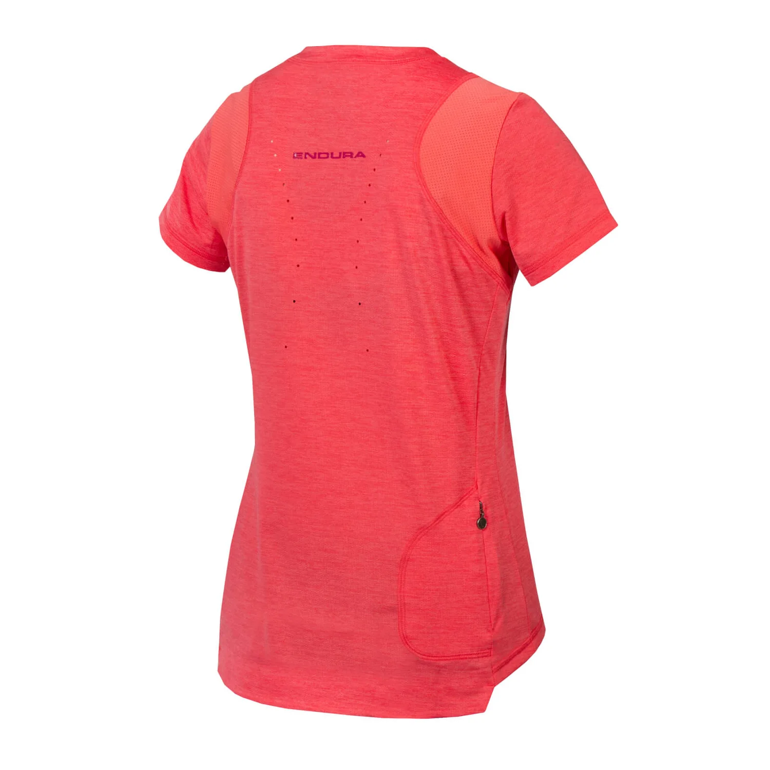 Endura Women's SingleTrack S/S Jersey - Punch Pink 4 Endura Women's SingleTrack S/S Jersey - Punch Pink - Image 2