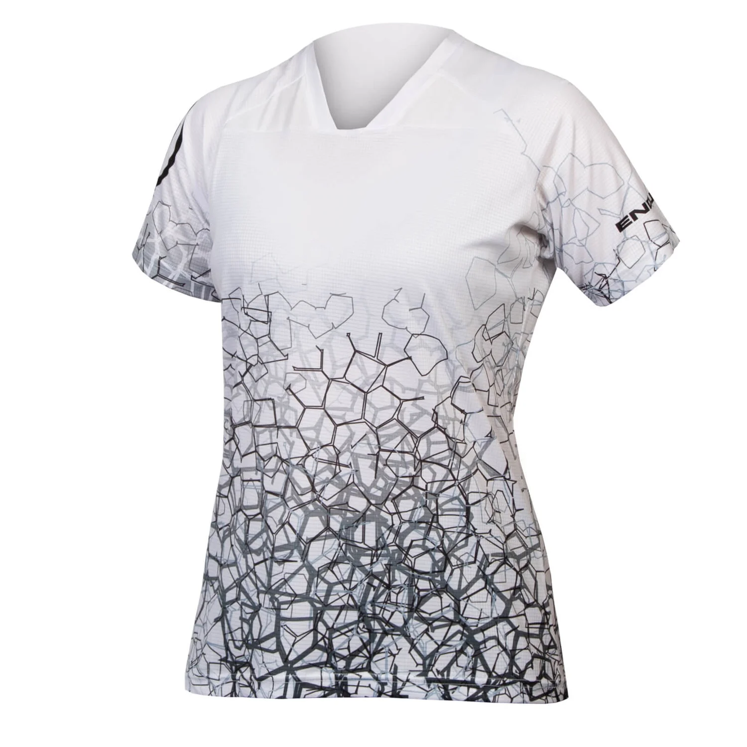 Endura Women's SingleTrack Print Tee LTD - White 3 Endura Women's SingleTrack Print Tee LTD - White