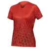 Endura Women's SingleTrack Print Tee LTD - Cayenne -Endura 13648488 1024933780729824