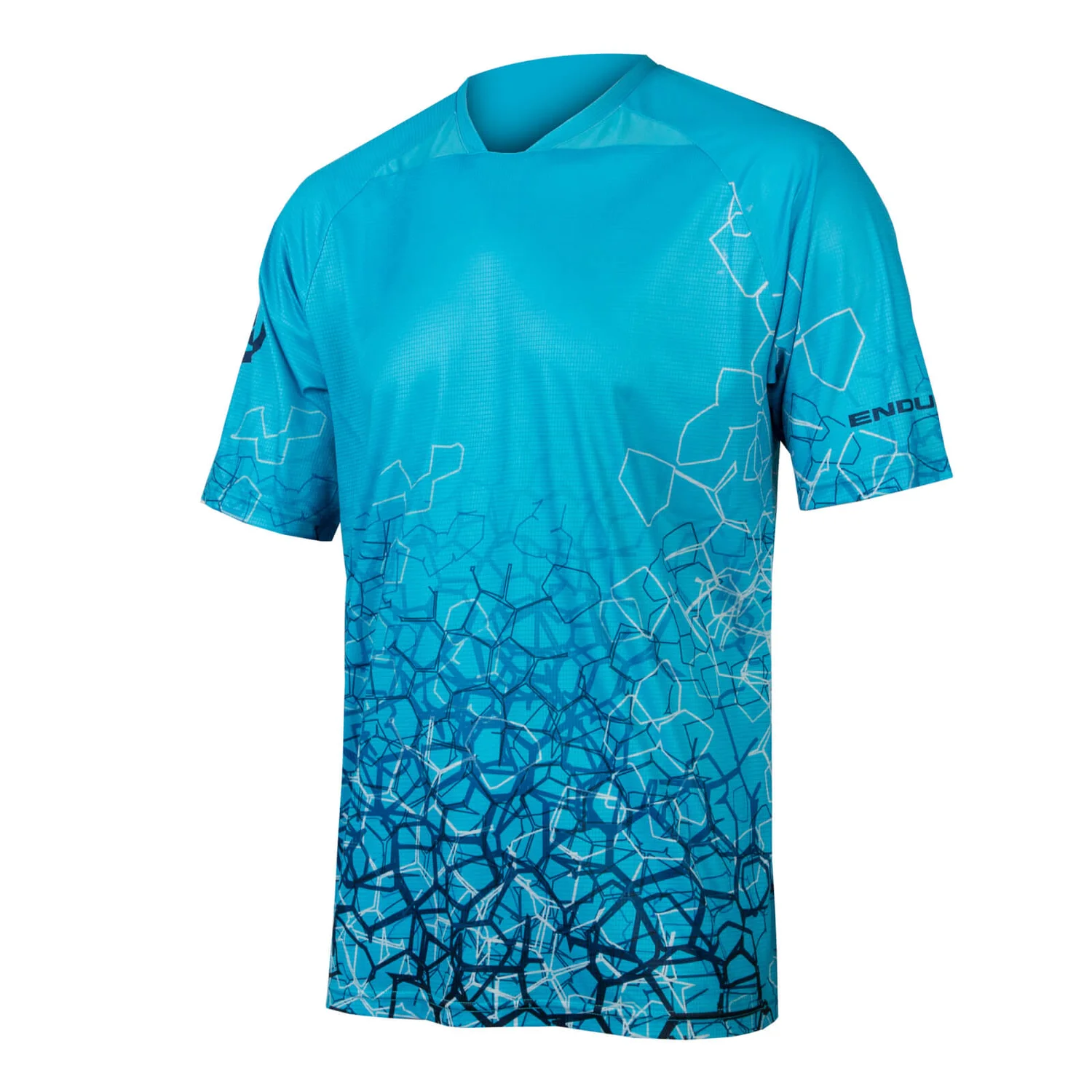 Endura SingleTrack Print Tee LTD - Electric Blue 3 Endura SingleTrack Print Tee LTD - Electric Blue