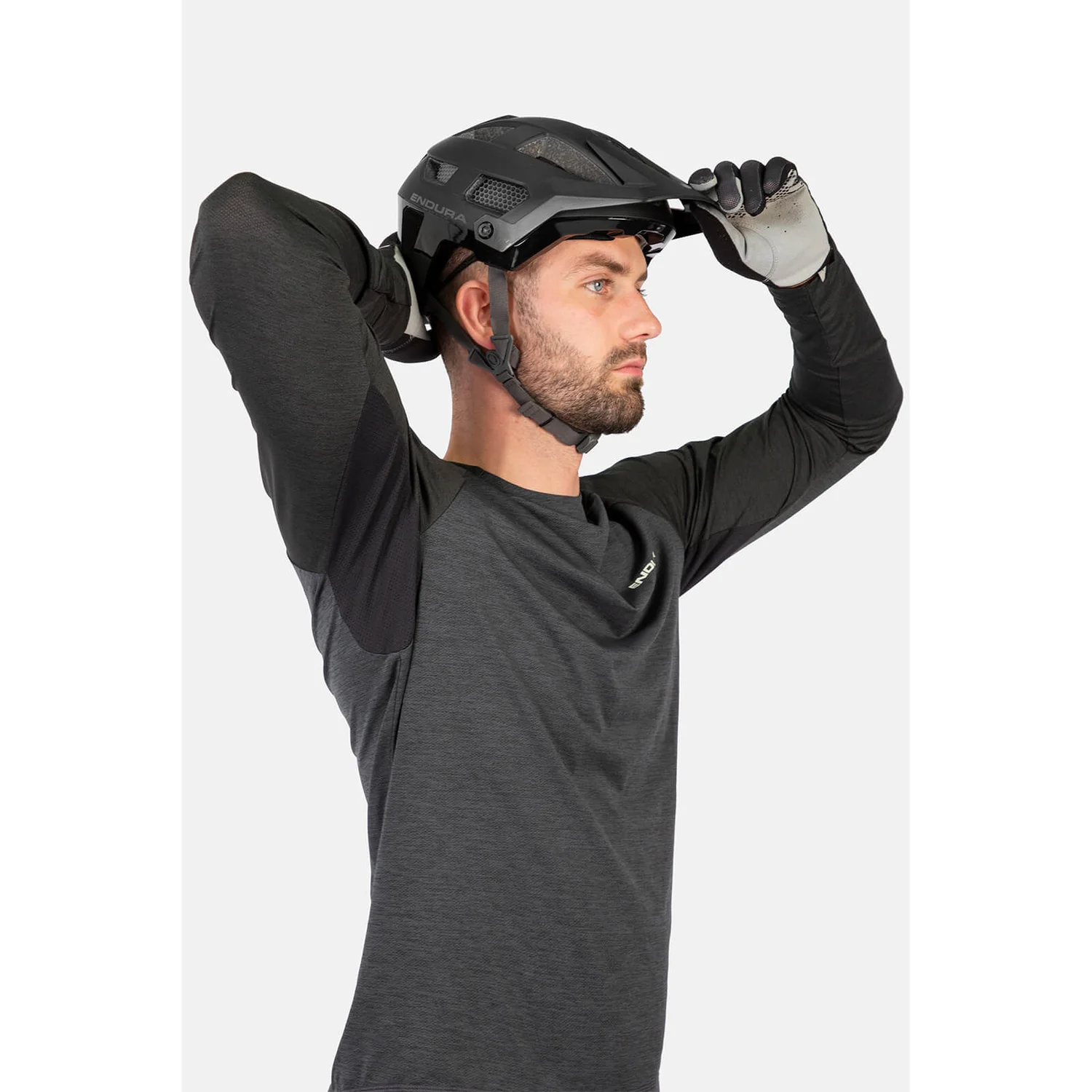 Endura SingleTrack L/S Jersey - Mushroom 7 Endura SingleTrack L/S Jersey - Mushroom - Image 5