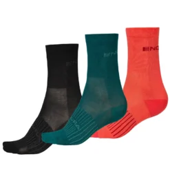Endura Women's Coolmax® Race Sock (Triple Pack) - Black