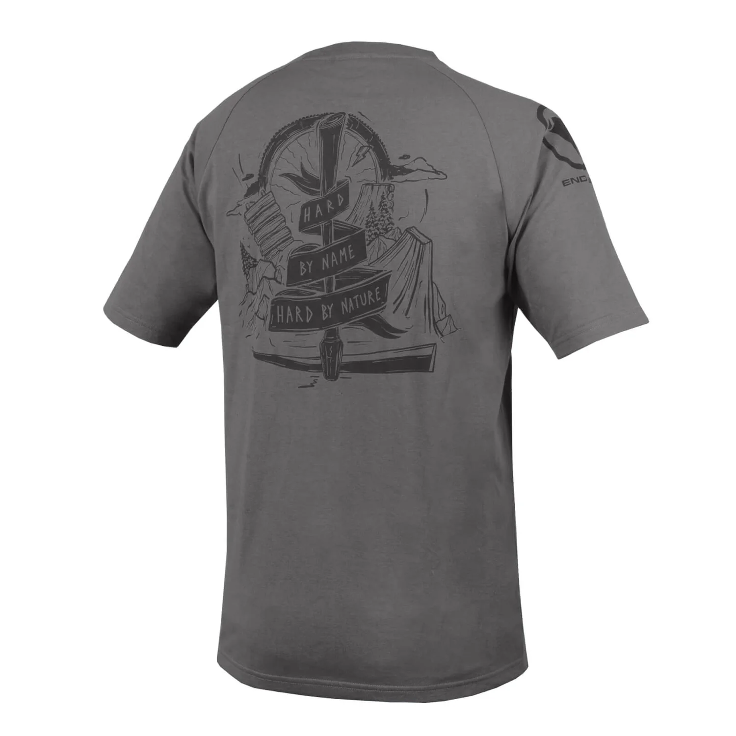 Endura Red Bull Hardline Tee 2022 - Grey 4 Endura Red Bull Hardline Tee 2022 - Grey - Image 2