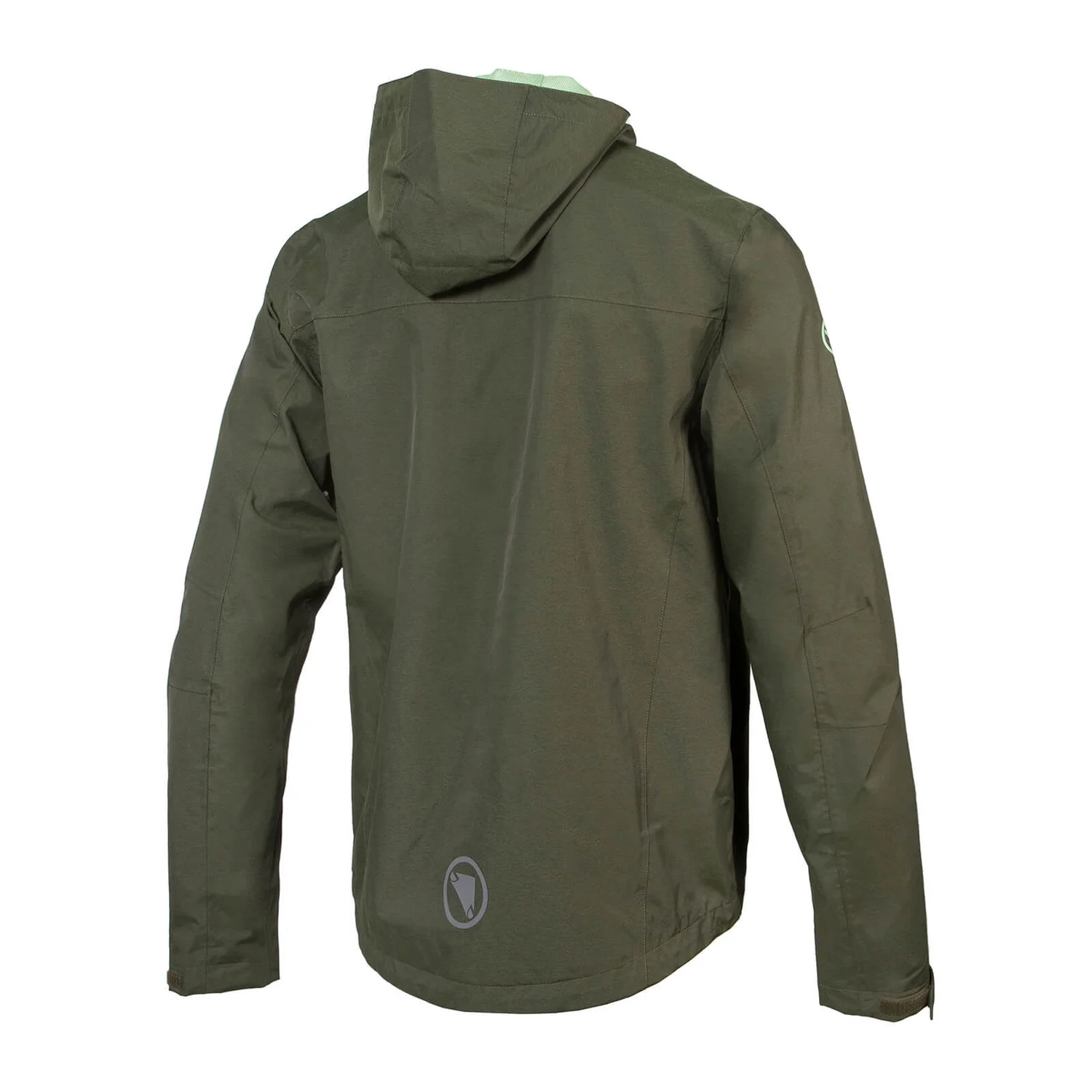 Endura Hummvee Waterproof Hooded Jacket - Bottle Green 4 Endura Hummvee Waterproof Hooded Jacket - Bottle Green - Image 2
