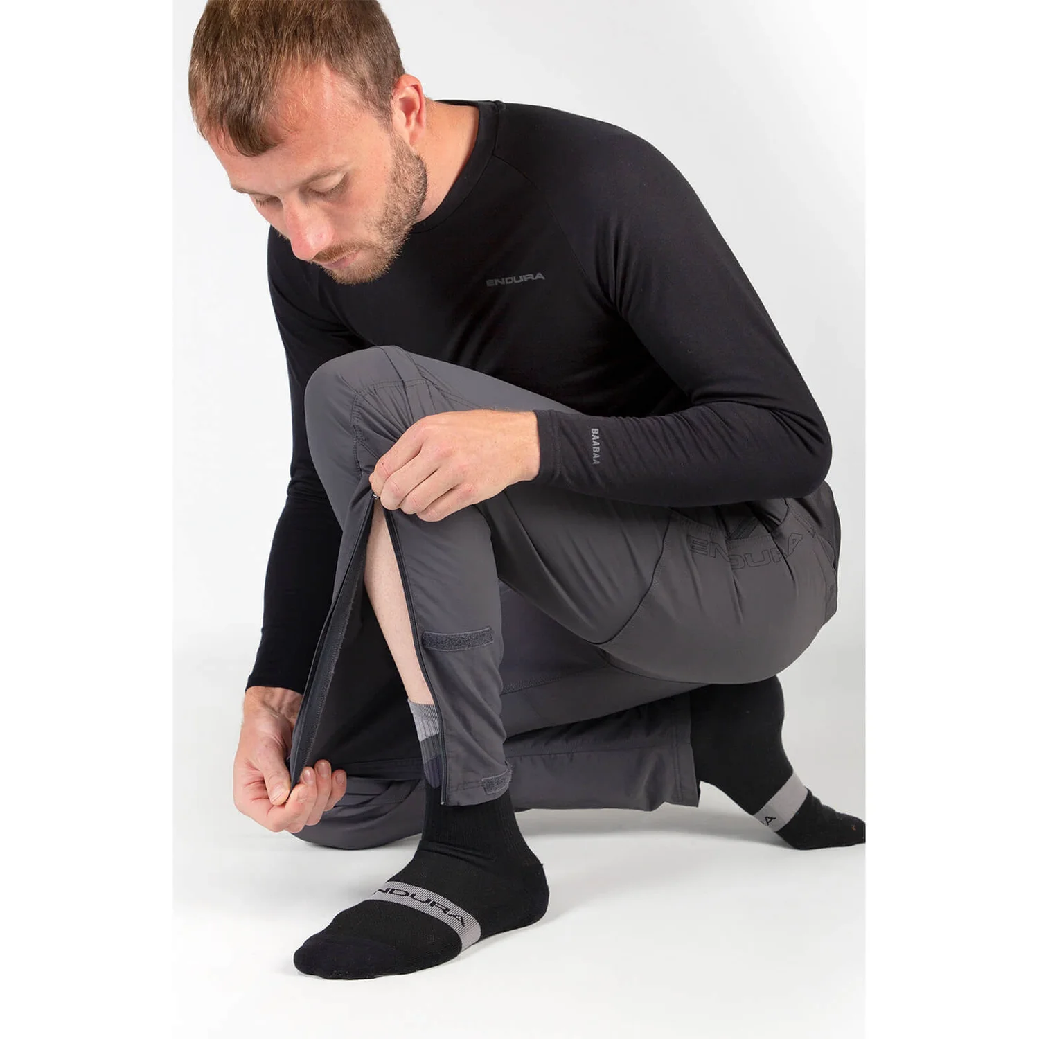 Endura Hummvee Zip-off Trouser - Grey 8 Endura Hummvee Zip-off Trouser - Grey - Image 6