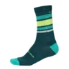 Endura BaaBaa Merino Stripe Sock - Deep Teal 1 Endura BaaBaa Merino Stripe Sock - Deep Teal -Endura 13952964 9494989504590064